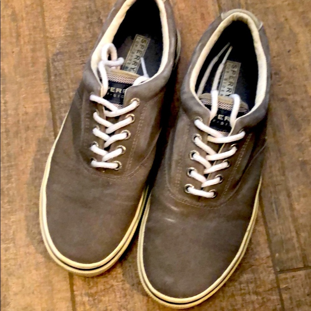 Sperry Top Sider Canvas Sneaker, Size 8-1/2 M